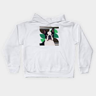 Boston Terrier Lover Kids Hoodie